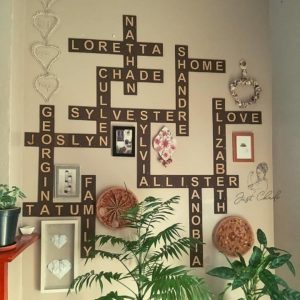 Scrabble Block Wall Art